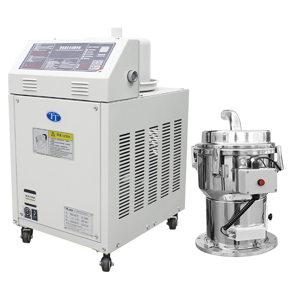 Feeding and conveying series machine for plastic processing industry